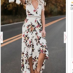 Boho floral dress